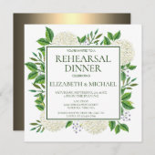 Eenvoudig Witte Waterverf Uitnodiging (Voorkant / Achterkant)