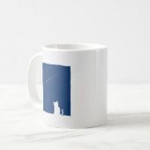 Eenvoudig Wonder Serenity Charming Cat Shooting St Koffiemok (Voorkant links)