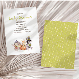 Eenvoudig Woodland Rustic Baby shower Uitnodiging