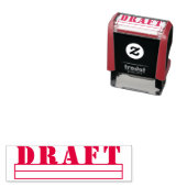 Eenvoudig zakelijk kantoor factuurconcept  zelfinktende stempel (In situ)