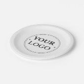 Eenvoudig zakelijk Logo-bedrijfsevenement Papieren Bordje (Gekanteld)