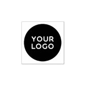 Eenvoudig Zakelijk Logo Rubberstempel (Afrduk)