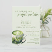 Eenvoudig, ze vond haar perfecte matcha Vrijgezell Kaart (Staand voorkant)