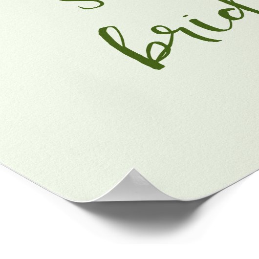 Eenvoudig, ze vond haar perfecte matcha Vrijgezell Poster (Hoek)