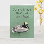 EENVOUDIG ZEGGEN DAT KINDEREN VOOR **40th** BIRTHD Kaart (Gele Bloem)