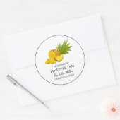Eenvoudig Zelfgemaakt Ananas Jam Label (Envelop)
