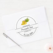 Eenvoudig Zelfgemaakt Ananas Jam Label (Envelop)