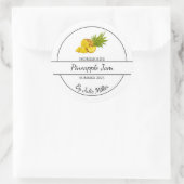 Eenvoudig Zelfgemaakt Ananas Jam Label (Tas)
