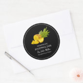 Eenvoudig Zelfgemaakt Ananas Jam Label (Envelop)
