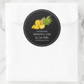 Eenvoudig Zelfgemaakt Ananas Jam Label (Tas)