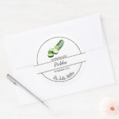 Eenvoudig zelfgemaakt augurken label (Envelop)