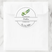 Eenvoudig zelfgemaakt augurken label (Tas)