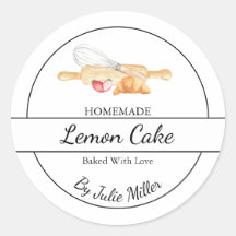 Eenvoudig zelfgemaakt baklabel