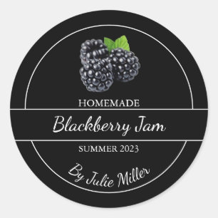 Eenvoudig zelfgemaakt BlackBerry Jam Label
