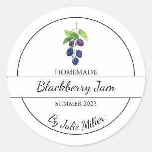 Eenvoudig zelfgemaakt BlackBerry Jam Label