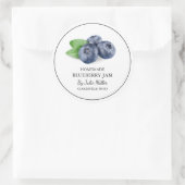 Eenvoudig zelfgemaakt Blueberry Jam Label (Tas)
