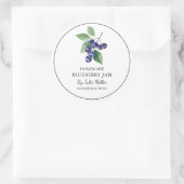 Eenvoudig zelfgemaakt Blueberry Jam Label (Tas)