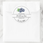Eenvoudig zelfgemaakt Blueberry Jam Label (Tas)