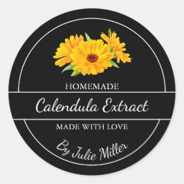Eenvoudig zelfgemaakt Calendula Extract Label