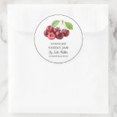 Eenvoudig zelfgemaakt Cherry Jam Label (Tas)