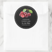 Eenvoudig zelfgemaakt Cherry Jam Label (Tas)