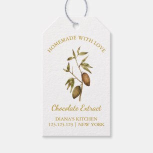 Eenvoudig Zelfgemaakt Chocolade Extract Hang Label Cadeaulabel