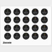 Eenvoudig zelfgemaakt chocolade extract label (Vel)