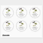 Eenvoudig zelfgemaakt Elderberry Jam Label (Vel)