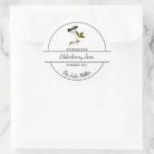 Eenvoudig zelfgemaakt Elderberry Jam Label (Tas)