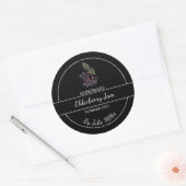 Eenvoudig zelfgemaakt Elderberry Jam Label (Envelop)