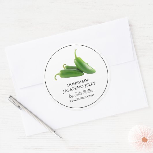 Eenvoudig Zelfgemaakt Jalapeno Jelly Label (Envelop)