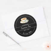 Eenvoudig zelfgemaakt jasmijn thee label (Envelop)