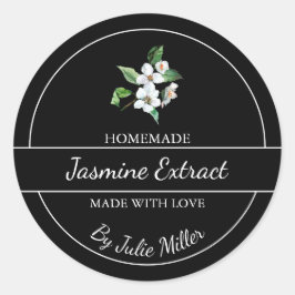 Eenvoudig zelfgemaakt Jasmine Extract Label