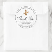 Eenvoudig zelfgemaakt kaneel extract Dank u Label (Tas)