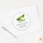 Eenvoudig zelfgemaakt komkommer augurken label (Envelop)