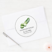 Eenvoudig zelfgemaakt komkommer augurken label (Envelop)