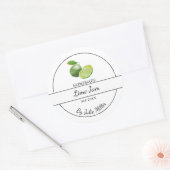 Eenvoudig zelfgemaakt Limoen Jam Label (Envelop)