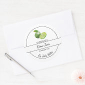 Eenvoudig zelfgemaakt Limoen Jam Label (Envelop)