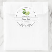 Eenvoudig zelfgemaakt Limoen Jam Label (Tas)