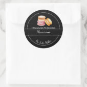 Eenvoudig zelfgemaakt macarons label (Tas)