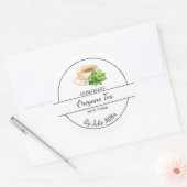 Eenvoudig zelfgemaakt oregano thee label (Envelop)