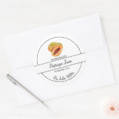 Eenvoudig Zelfgemaakt Papaya Jam Label (Envelop)