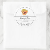 Eenvoudig Zelfgemaakt Papaya Jam Label (Tas)