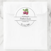 Eenvoudig Zelfgemaakt Pickled Beets Label (Tas)