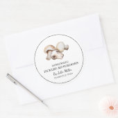 Eenvoudig Zelfgemaakt Pickled Mushroom Label (Envelop)