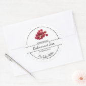 Eenvoudig zelfgemaakt Redcurrant Jam Label (Envelop)