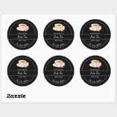 Eenvoudig Zelfgemaakt Rozen Thee Label (Vel)