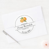 Eenvoudig Zelfgemaakt Sinaasappel Marmalade Label (Envelop)
