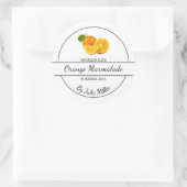 Eenvoudig Zelfgemaakt Sinaasappel Marmalade Label (Tas)