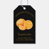 Eenvoudig Zelfgemaakt Tangerine Jam Hang Label l Z Cadeaulabel (Voorkant)